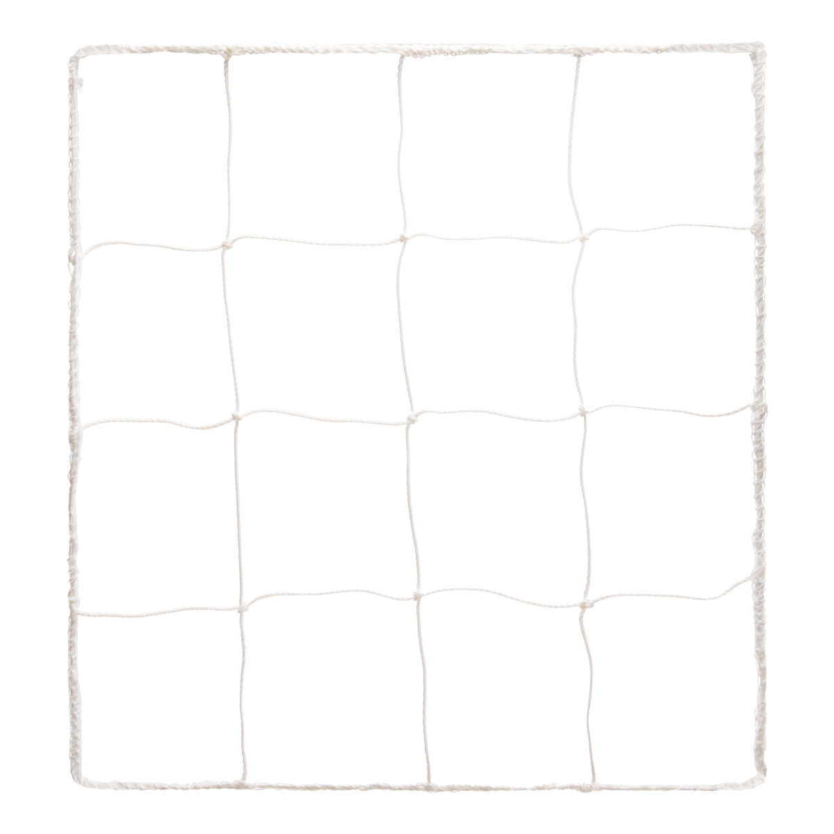 Champion Sports 2.5 mm Official Size Soccer Net - Pair - White