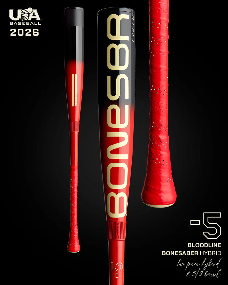Warstic 2026 Bonesaber Hybrid Bloodline USA Baseball Bat -5