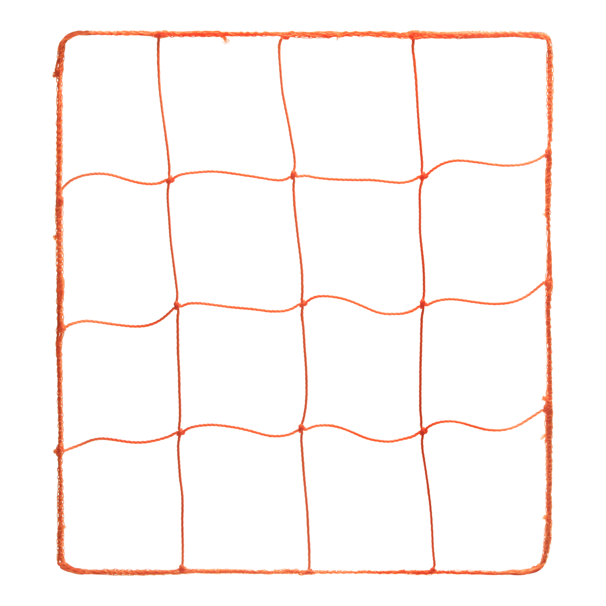 Champion Sports 3.0 mm Official Size Soccer Net - Pair - Orange
