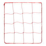 Champion Sports 3.0 mm Official Size Soccer Net - Pair - Red