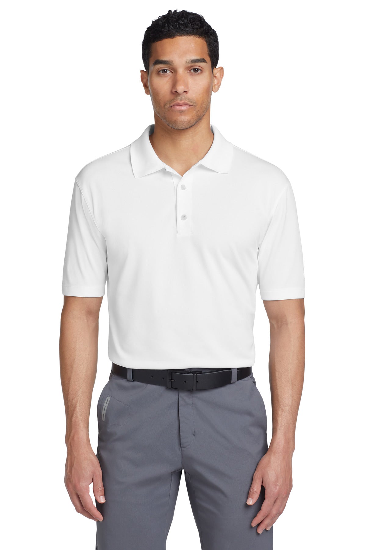 Nike Tech Basic Dri-FIT Polo. - White