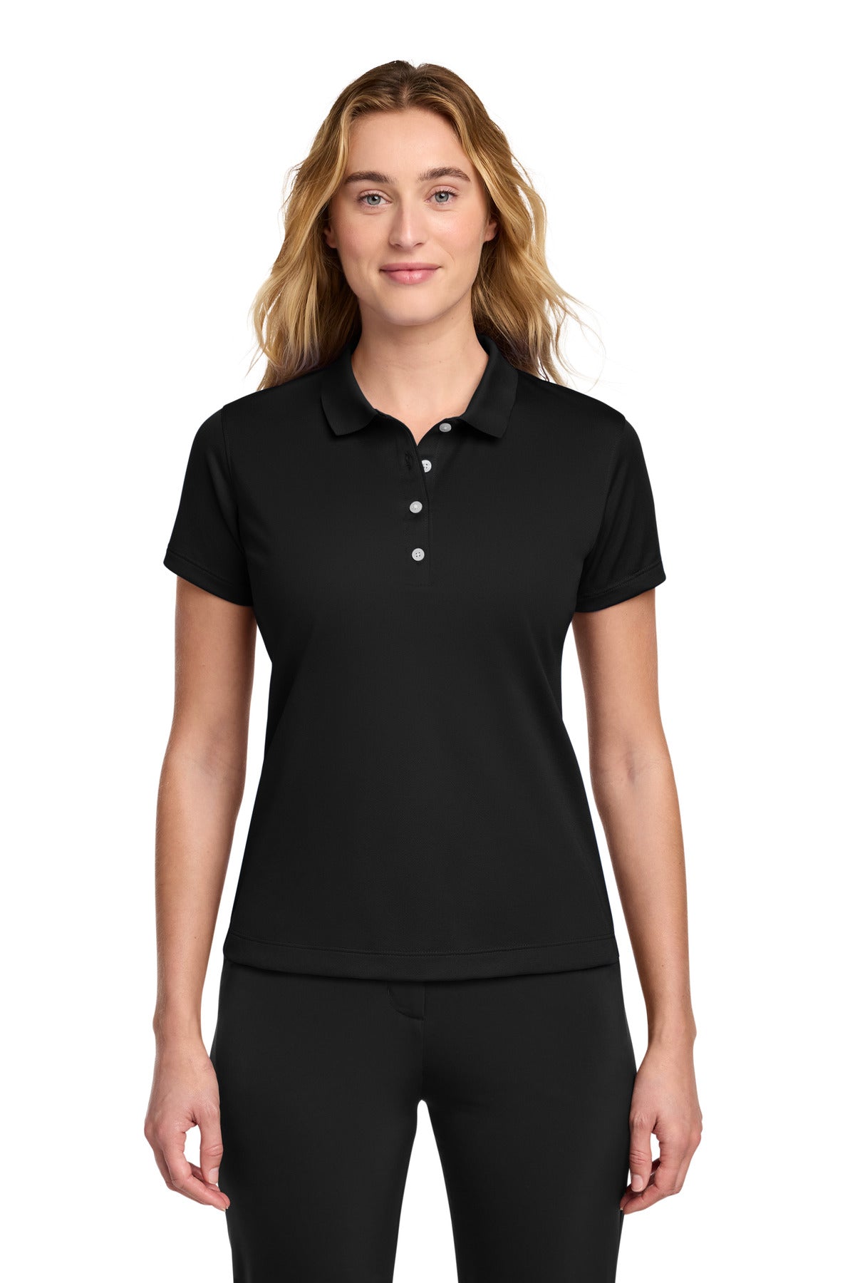 Nike Women's Tech Basic Dri-FIT Polo. - Black