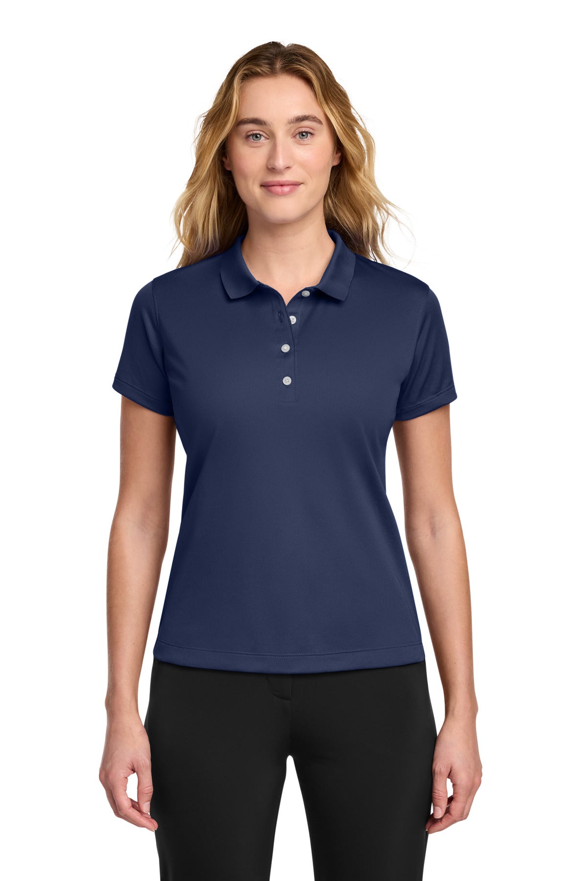 Nike Women's Tech Basic Dri-FIT Polo. - Midnight Navy