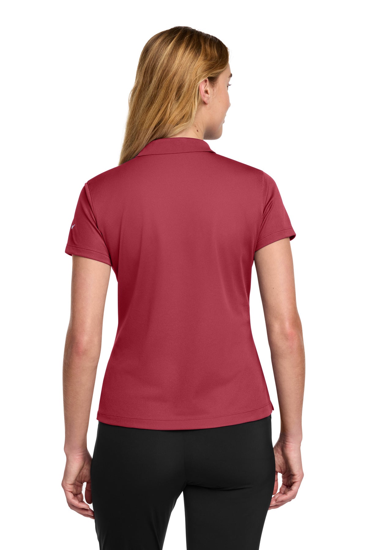 Nike Women's Tech Basic Dri-FIT Polo. - Pro Red