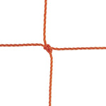 Champion Sports 3.5 mm Official Size Soccer Net - Pair, Orange