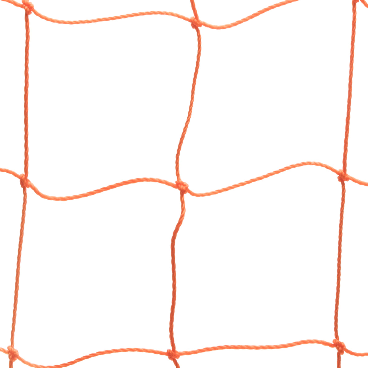 Champion Sports 3.5 mm Official Size Soccer Net - Pair, Orange