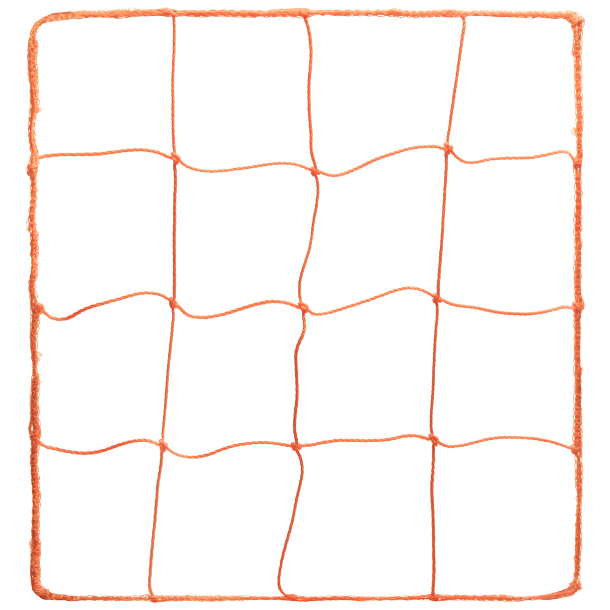Champion Sports 3.5 mm Official Size Soccer Net - Pair, Orange
