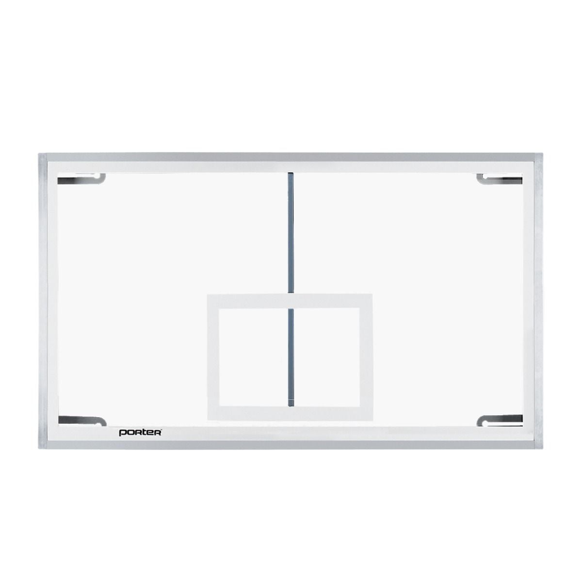 Porter Pro-Strut Glass Backboard; 72" X 42"