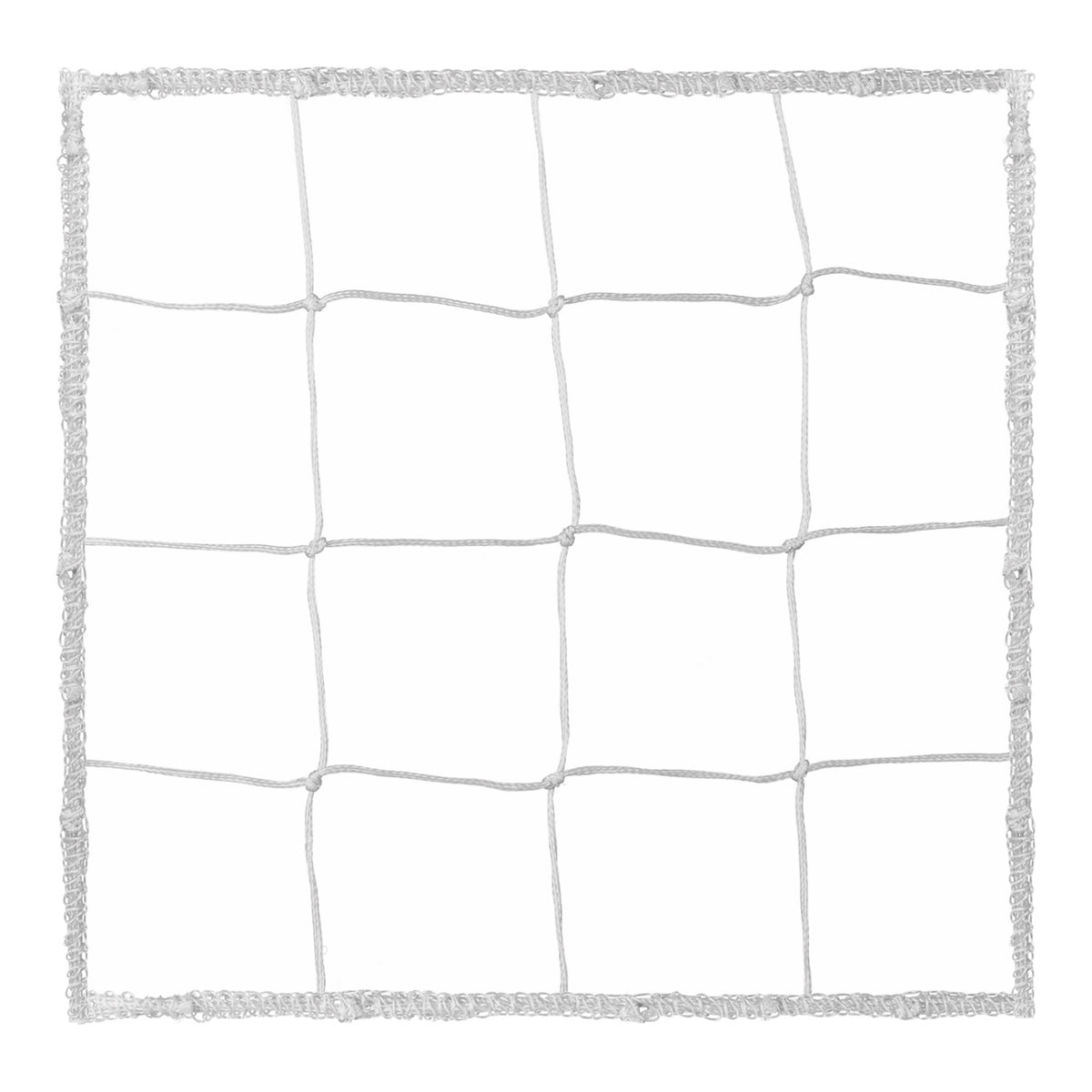 Champion Sports 4.0 mm Official Size Soccer Net - Pair - White