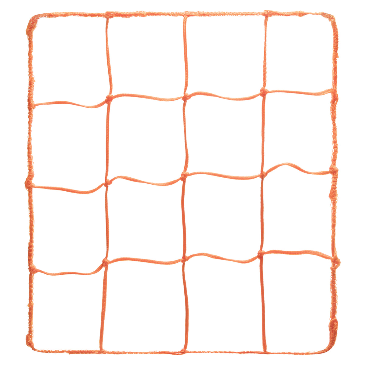 Champion Sports 6.0 mm Official Size Soccer Net, Orange - Pair