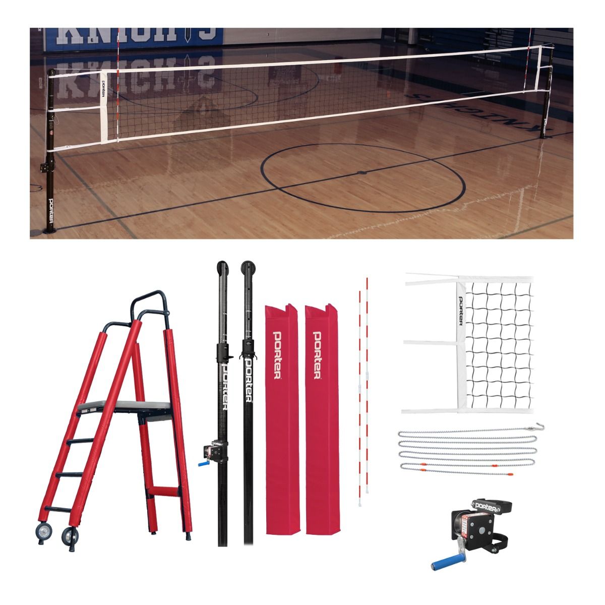 Porter Powr Carbon Ii VB Competition Plus Package; 3"; Pads