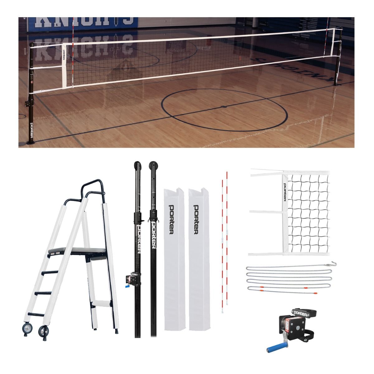 Porter Powr Carbon Ii VB Competition Plus Package; 3"; Pads