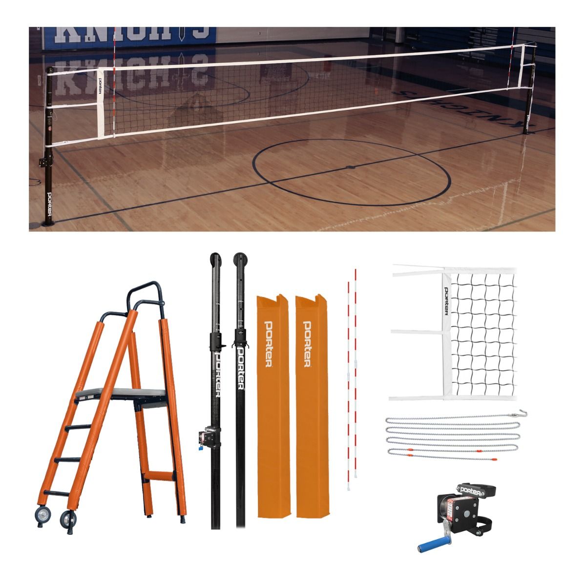 Porter Powr Carbon Ii VB Competition Plus Package; 3"; Pads