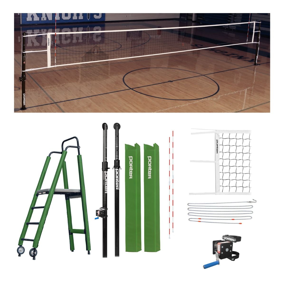 Porter Powr Carbon Ii VB Competition Plus Package; 3"; Pads