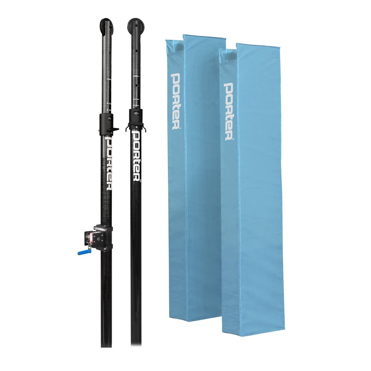 Porter Powr Carbon Ii VB End Standards; 3"; Pads