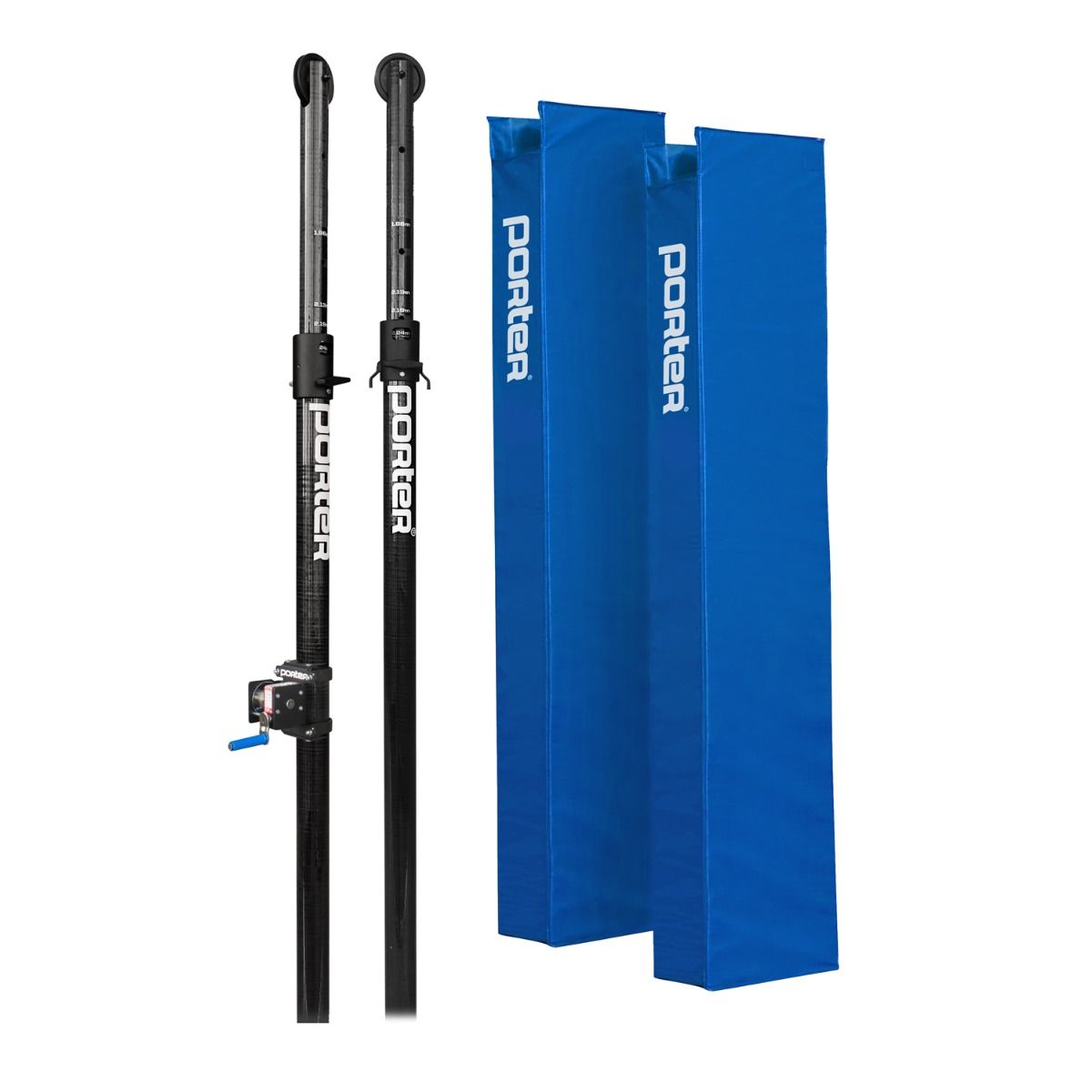 Porter Powr Carbon Ii VB End Standards; 3"; Pads