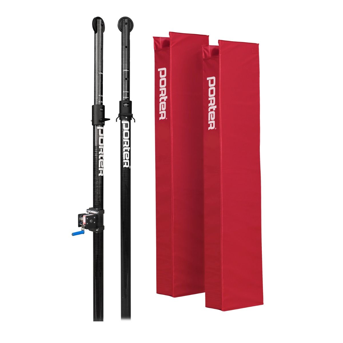 Porter Powr Carbon Ii VB End Standards; 3"; Pads