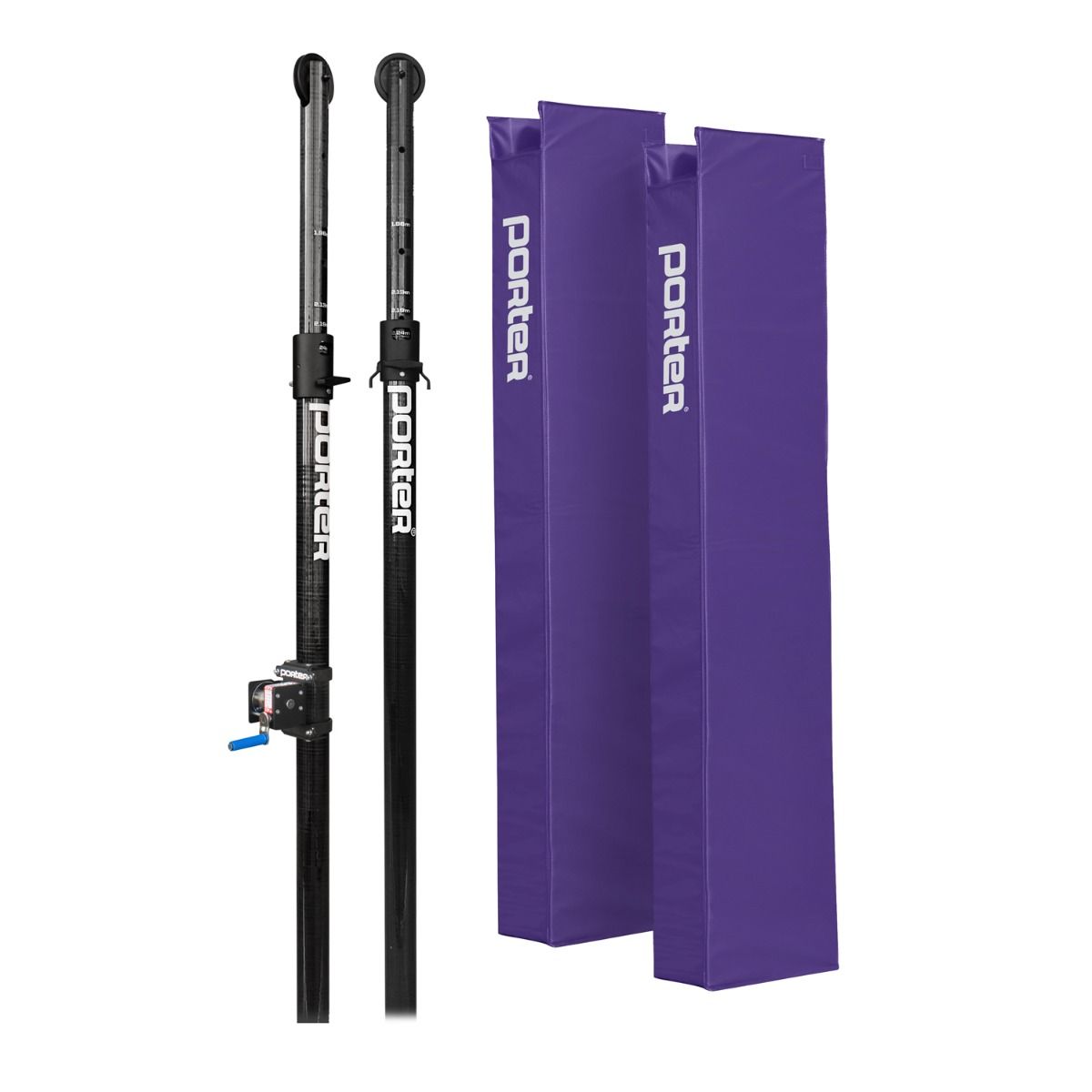 Porter Powr Carbon Ii VB End Standards; 3"; Pads