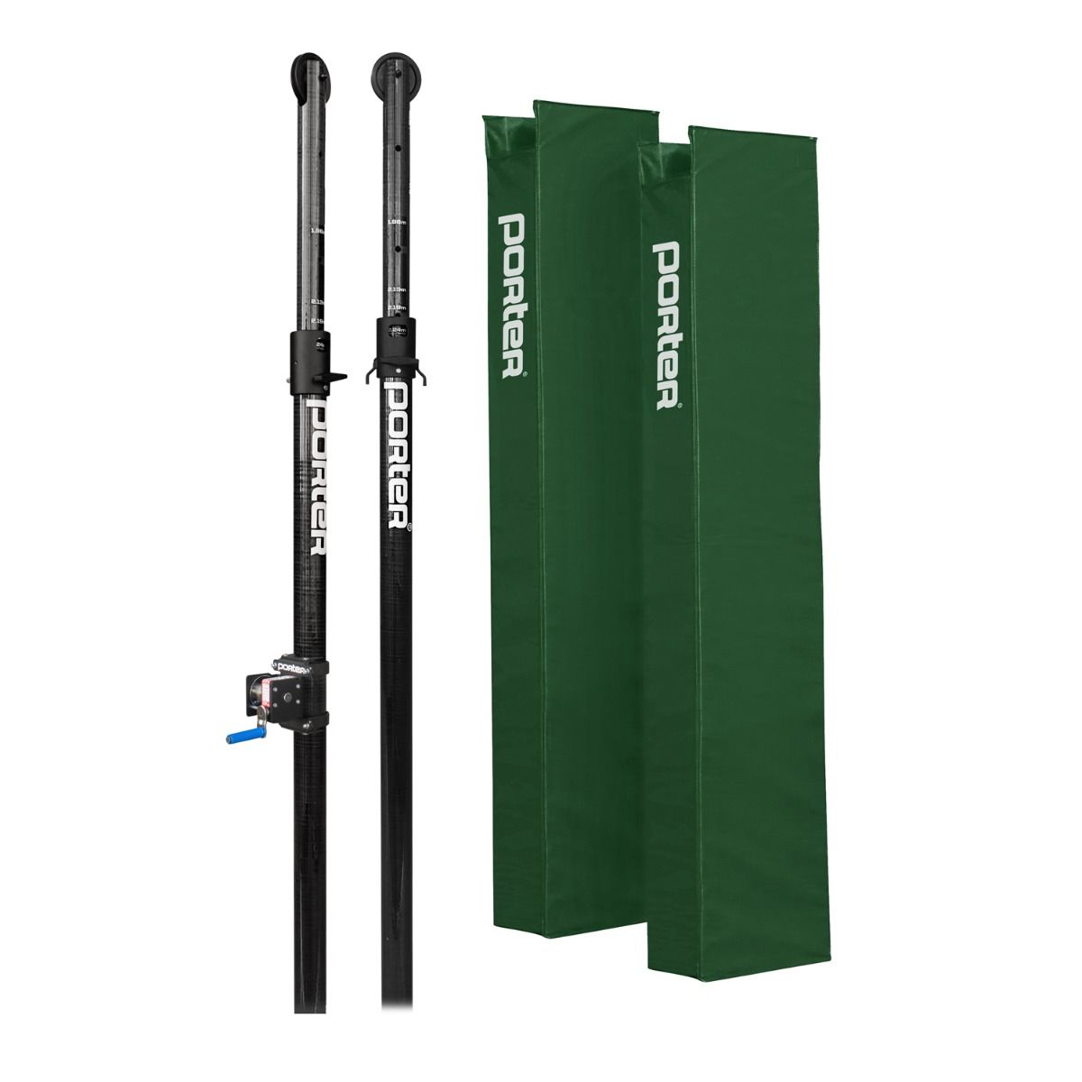 Porter Powr Carbon Ii VB End Standards; 3"; Pads