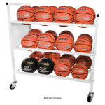 Champion Sports 24-Ball Double Wide Ball Cart