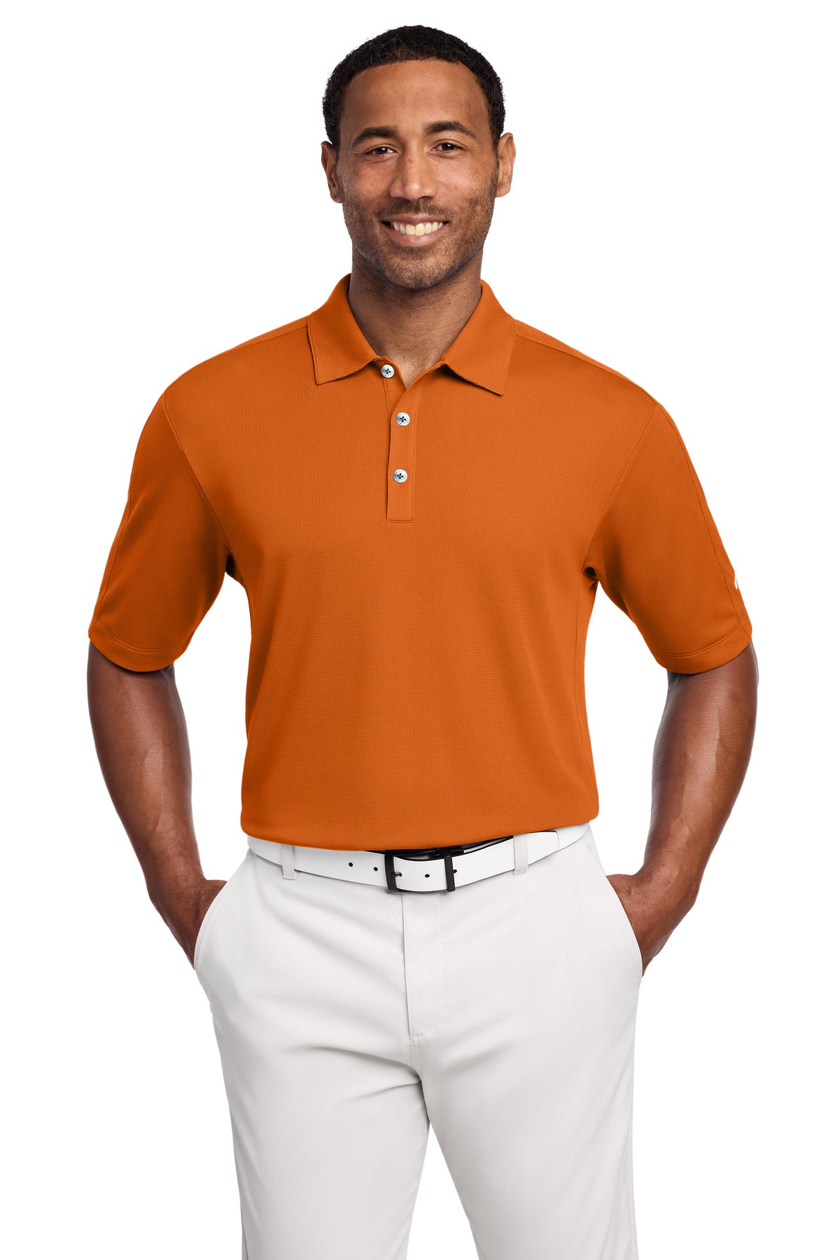 Nike Tech Sport Dri-FIT Polo. - Solar Orange