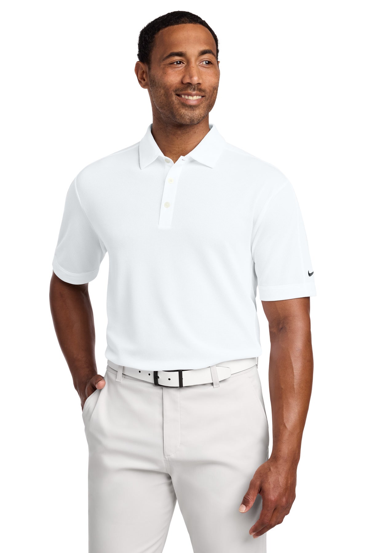 Nike Tech Sport Dri-FIT Polo. - White