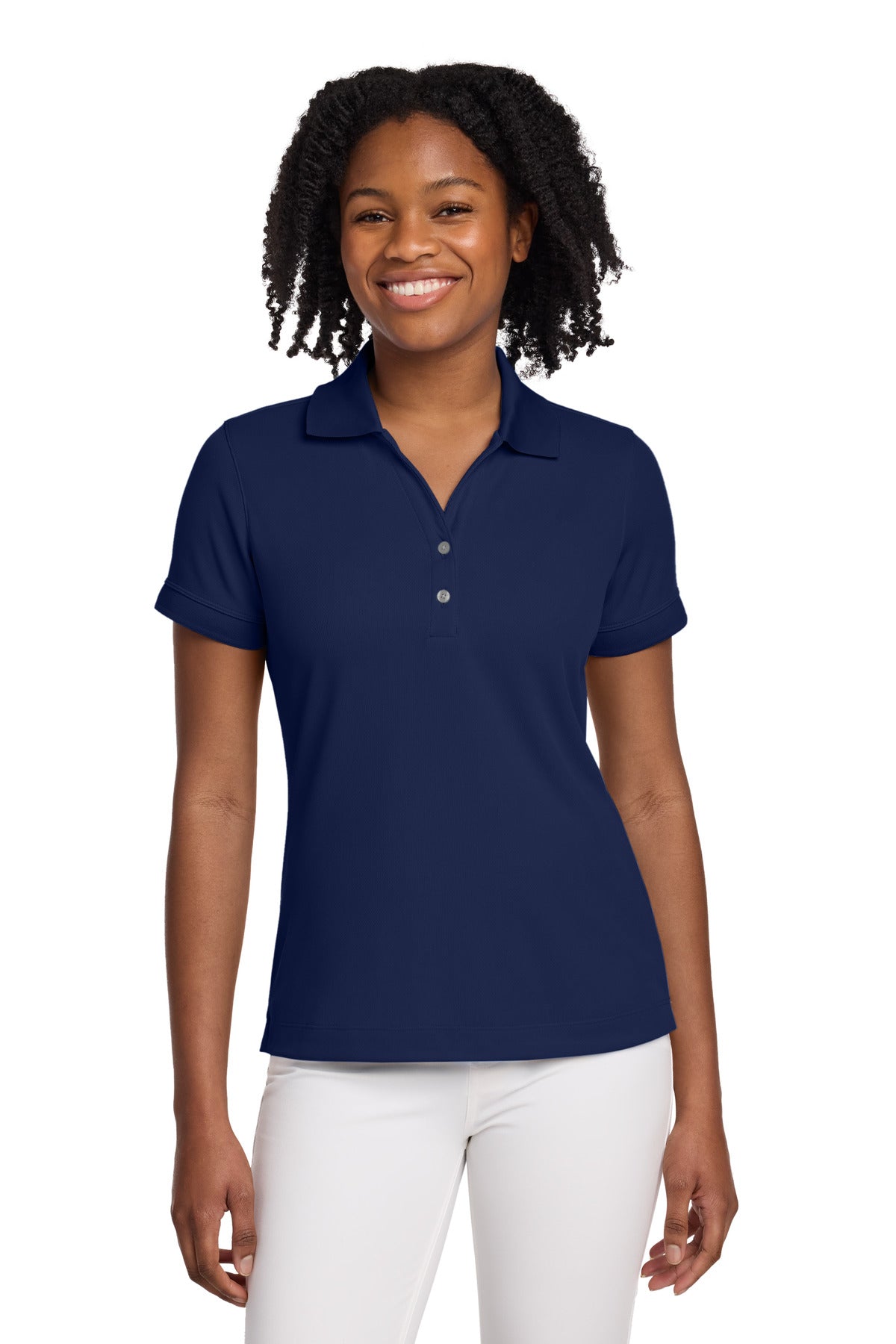 Nike Women's Dri-FIT Classic Polo. - Midnight Navy