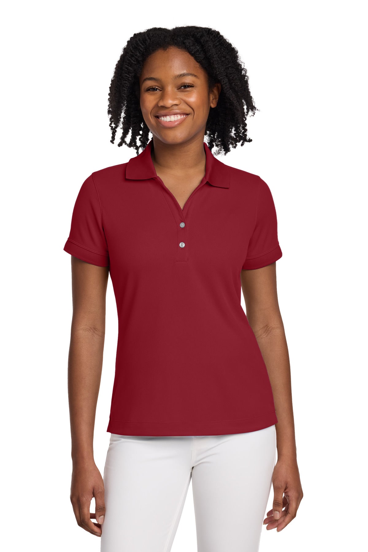Nike Women's Dri-FIT Classic Polo. - Varsity Red