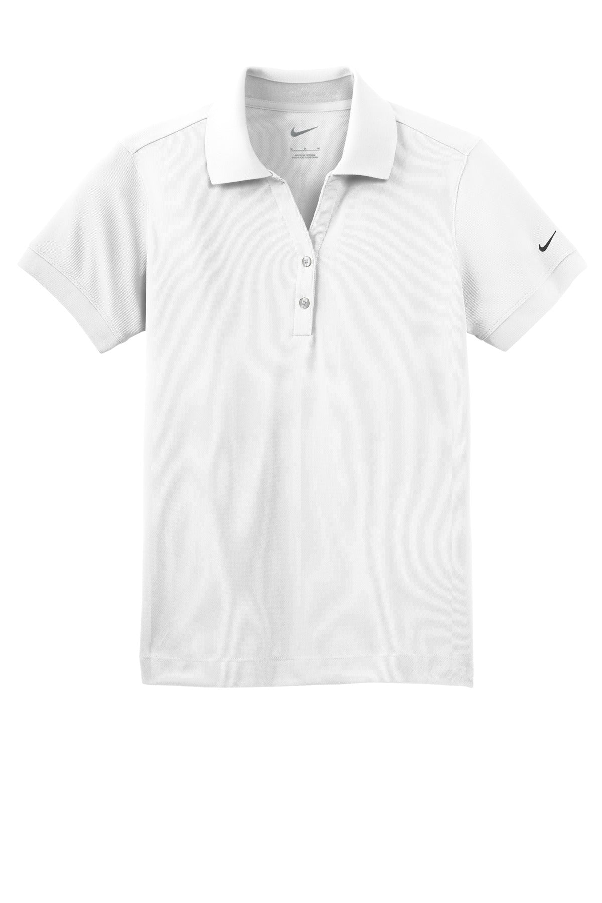 Nike Women's Dri-FIT Classic Polo. - White