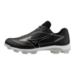Mizuno CushionRevo Diamond TPU Cleat — Black / White