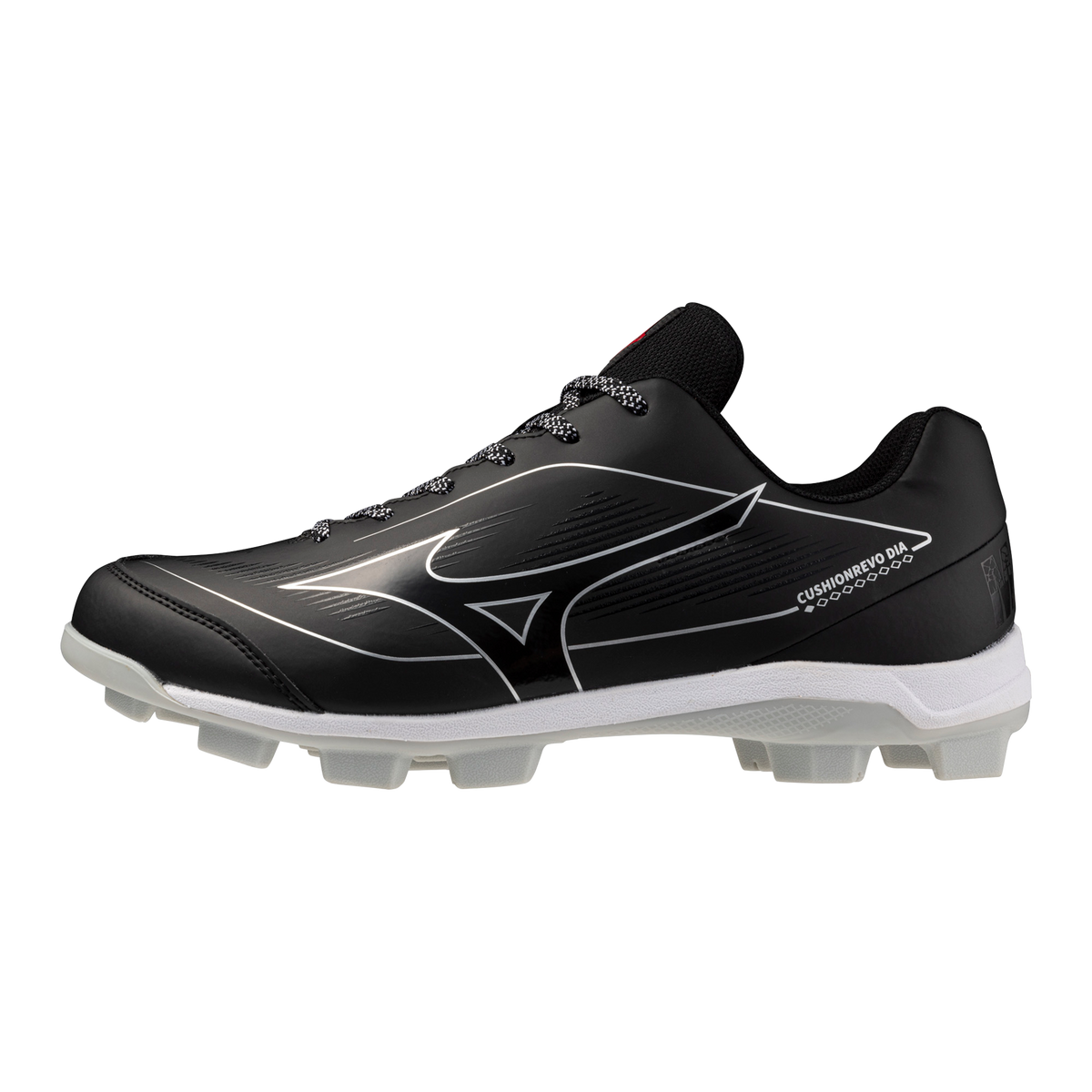 Mizuno CushionRevo Diamond TPU Cleat — Black / White