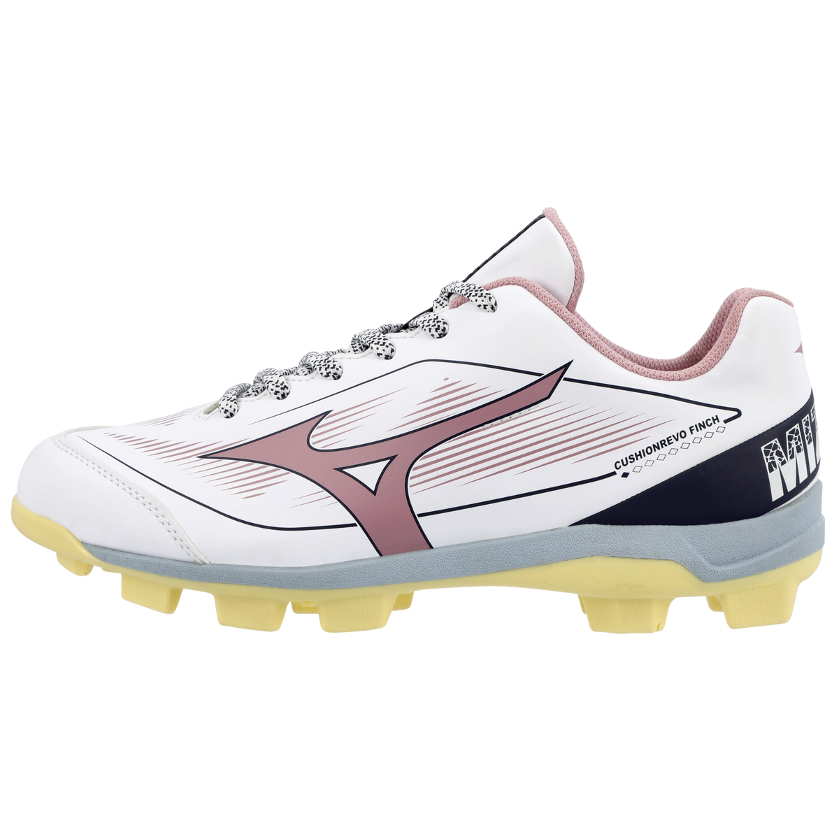 Mizuno CushionRevo Finch TPU Cleat — Purple / Yellow