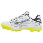 Mizuno CushionRevo Diamond JR Cleat — Safety Yellow