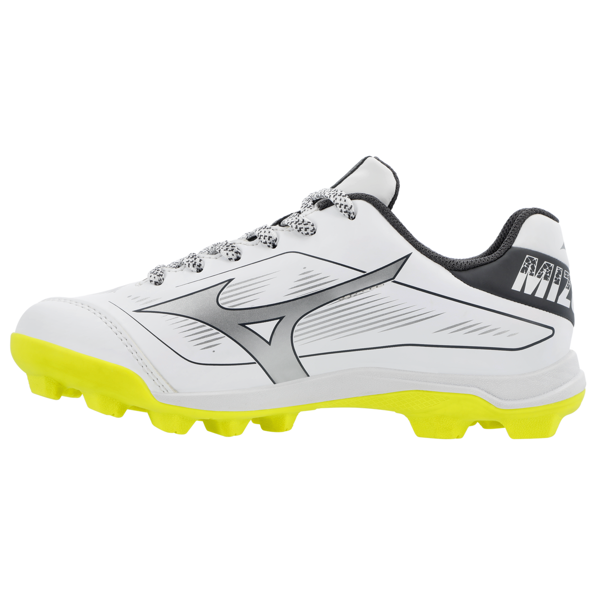 Mizuno CushionRevo Diamond JR Cleat — Safety Yellow