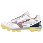 Mizuno CushionRevo Finch JR Cleat — Purple / Yellow