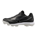 Mizuno CushionRevo Finch JR Cleat — Black / White