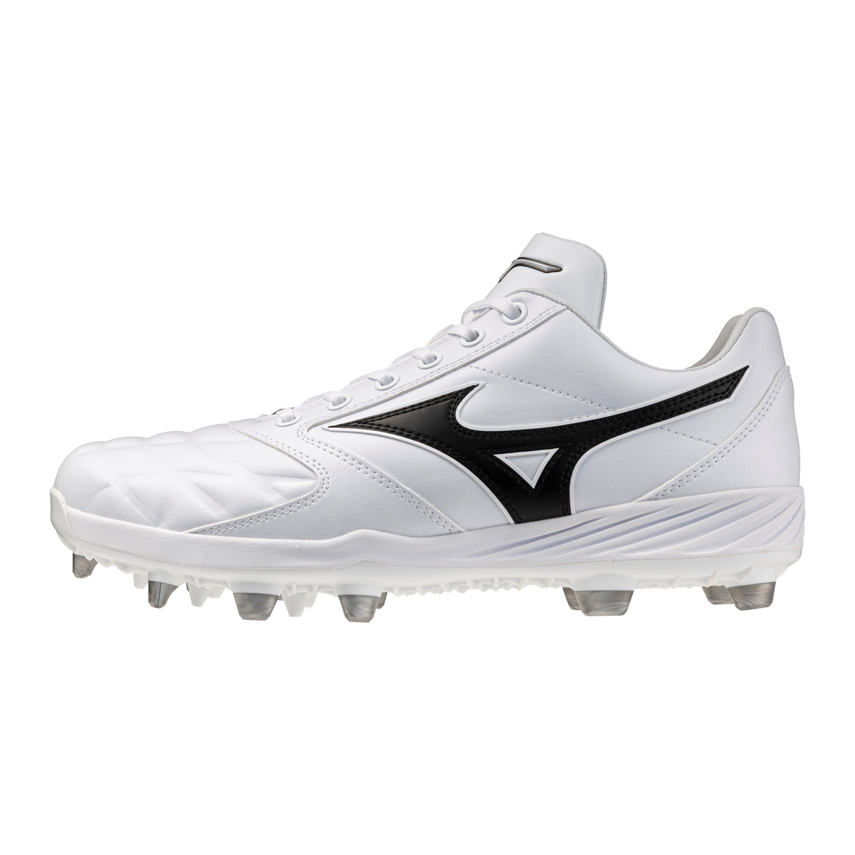 Mizuno Pro Select TPU Baseball Cleat — White