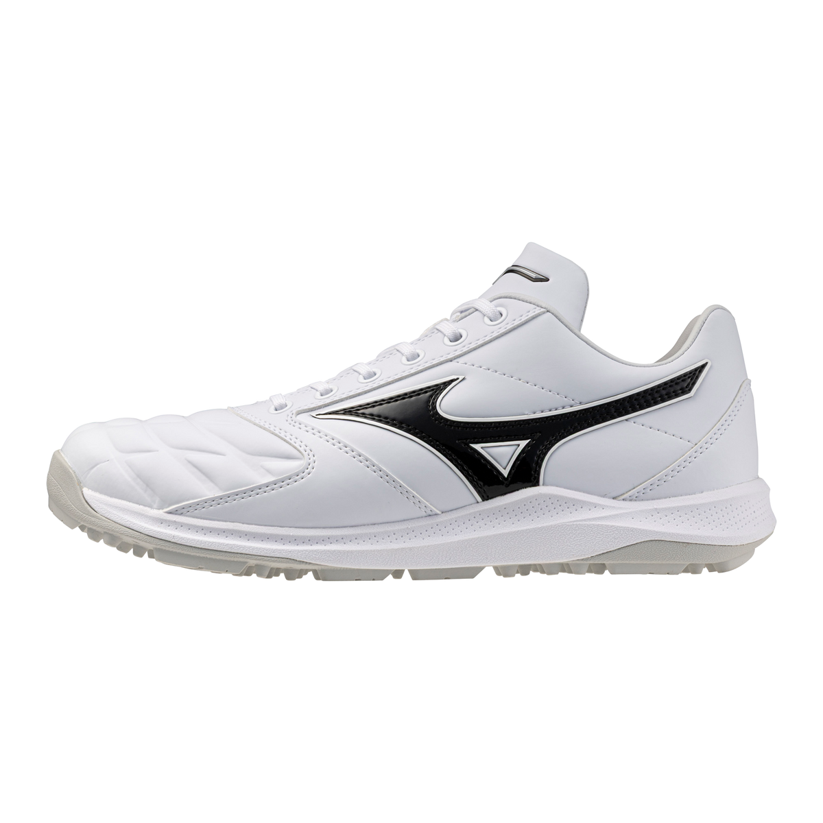 Mizuno Pro Select Turf Baseball Shoe — White / Black