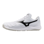 Mizuno Pro Select Turf Baseball Shoe — White / Black