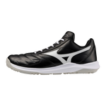Mizuno Pro Select Turf Baseball Shoe — Black / White