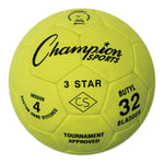 Champion Sports 3 Star Indoor Soccer Ball - Size 4