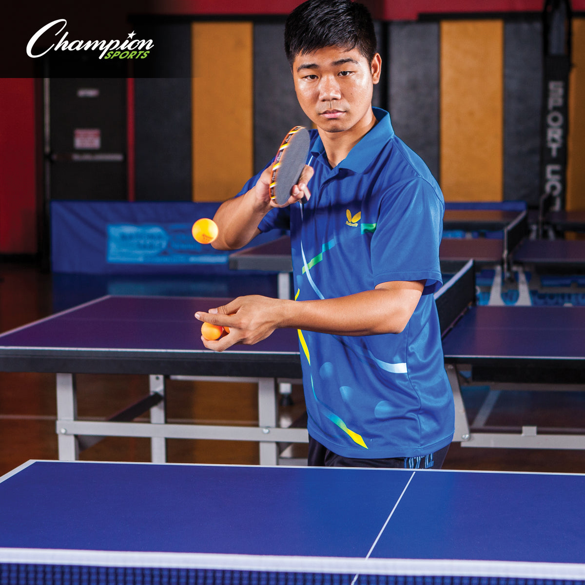 Champion Sports 3-Star Tournament Table Tennis Balls - Pack of 6