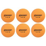 Champion Sports 3-Star Tournament Table Tennis Balls - Pack of 6