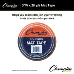 Champion Sports 3" Wide Mat Tape