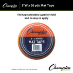 Champion Sports 3" Wide Mat Tape