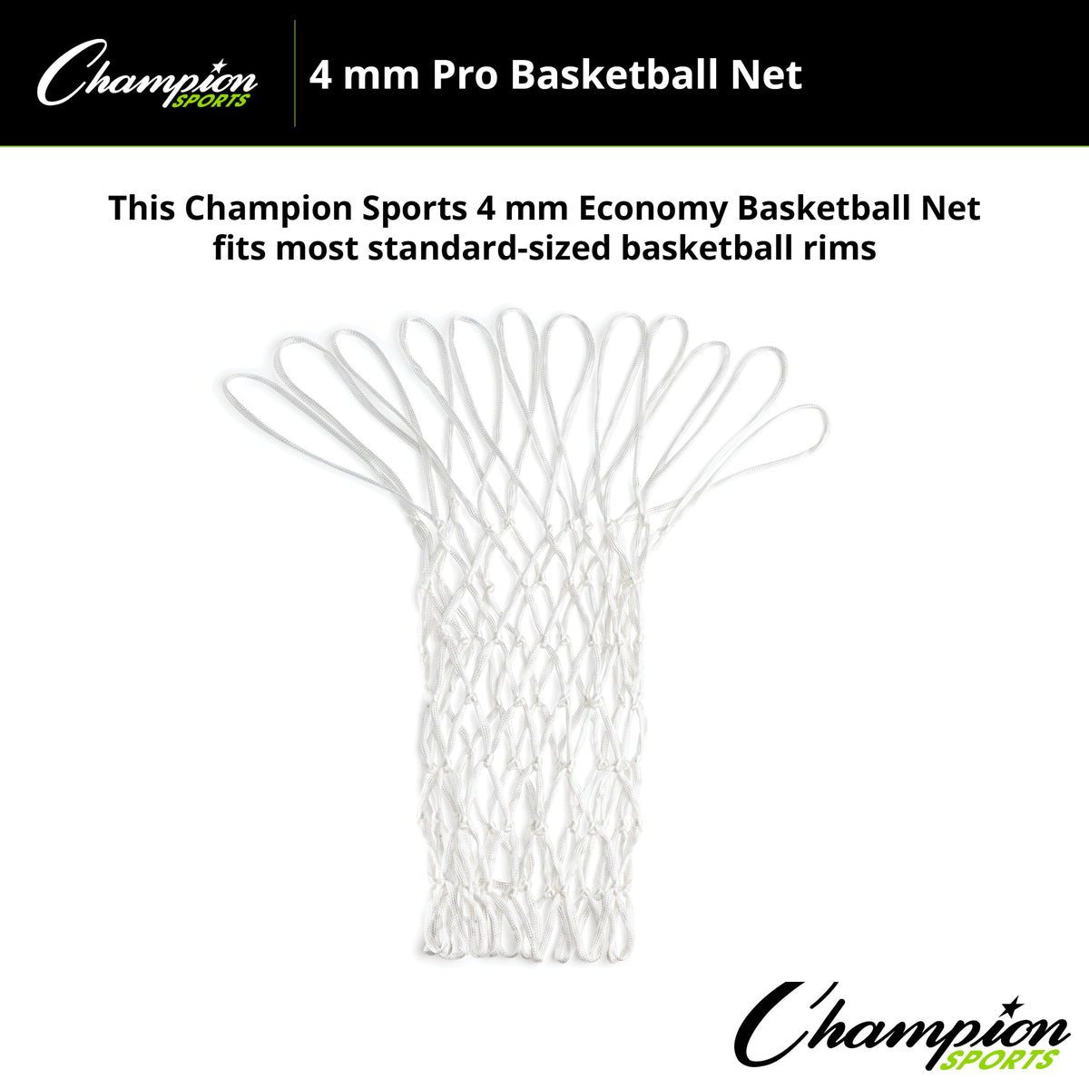 Champion Sports 4 mm Basketball Net