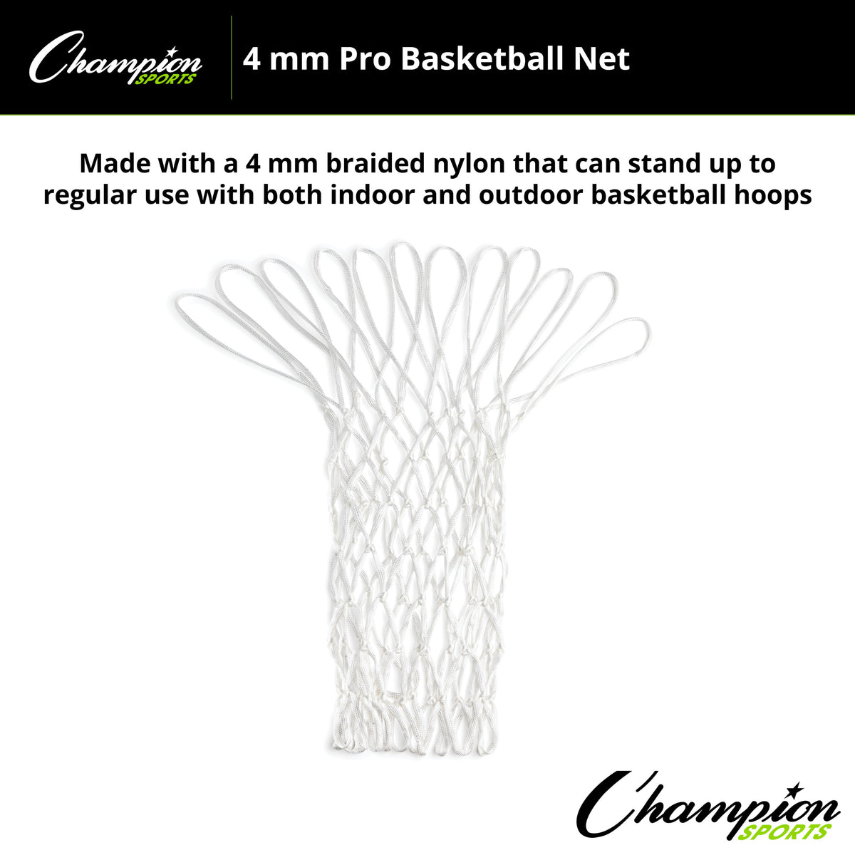 Champion Sports 4 mm Basketball Net
