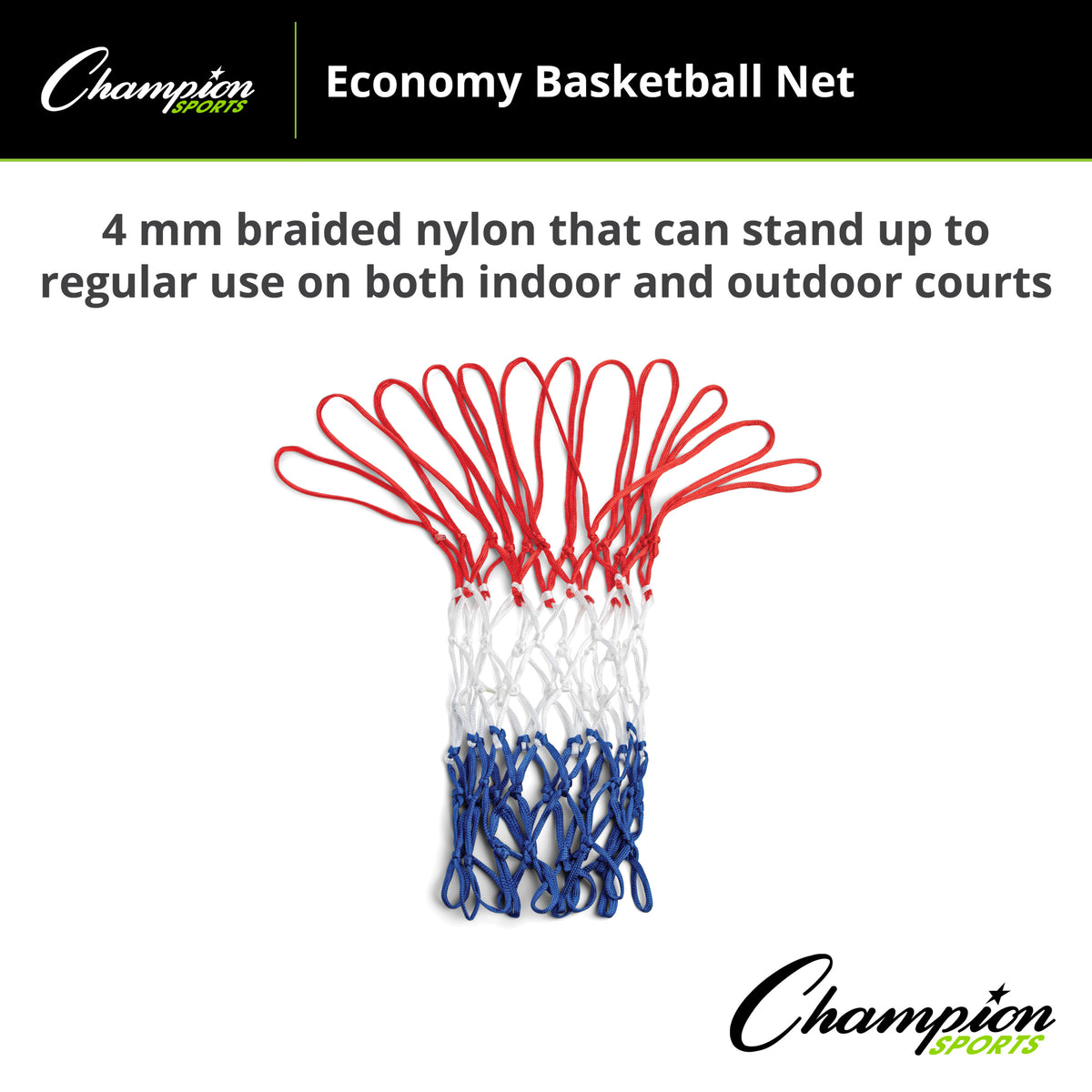 Champion Sports 4 mm Basketball Net