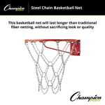 Champion Sports Steel Chain Basketball Net