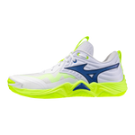 Mizuno Wave Momentum 4 Elite Unisex — White / Lightning Yellow